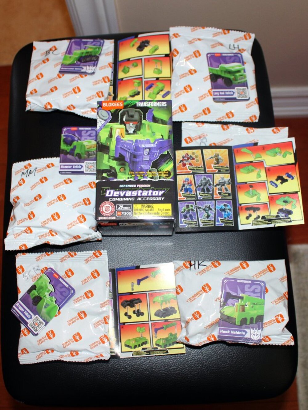 sealed❤️Blokees Transformers Defender Devastator Set Constructicon Vehicles Kit